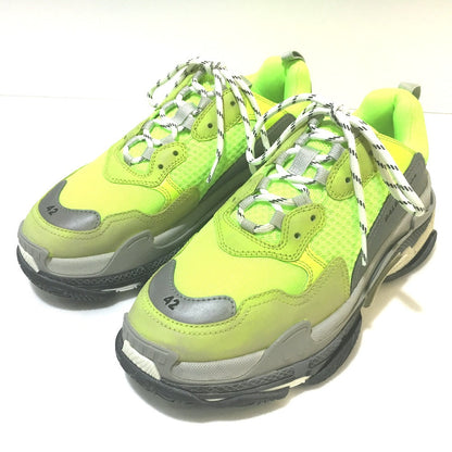 BALENCIAGA sneakers canvas multicolor dad shoes Triple S Trainer 2018ss Triple S shoes used processing mens 42