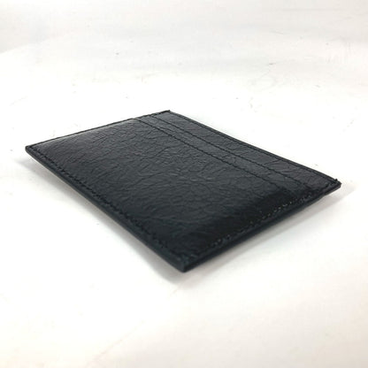 BALENCIAGA Card Case 766547 leather black BB Women