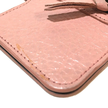 BALENCIAGA Smartphone case 240584 leather pink beige Women