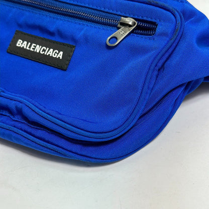BALENCIAGA Sling bag 482389 Nylon blue Waist bag logo explorer mens