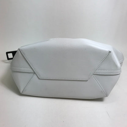BALENCIAGA Handbag 661854 leather White / black Mega Zip