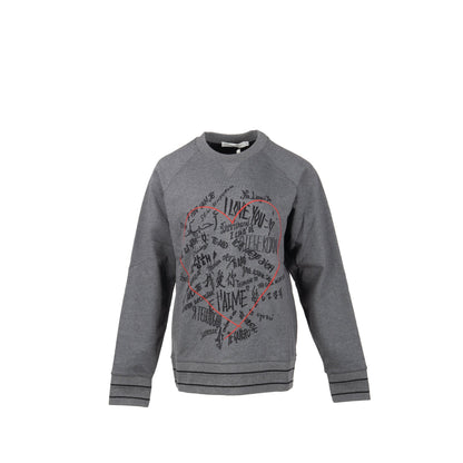 Dior Size 38 Dior Amour Graffiti Sweatshirt Cotton Grey
