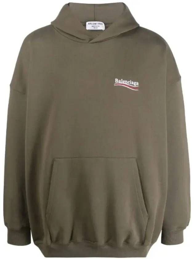 Luxury Balenciaga Trending 2025 Political Campaign Oversized Fit Hoodie Green
