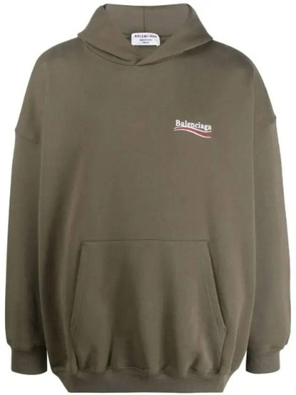 Luxury Balenciaga Trending 2025 Political Campaign Oversized Fit Hoodie Green