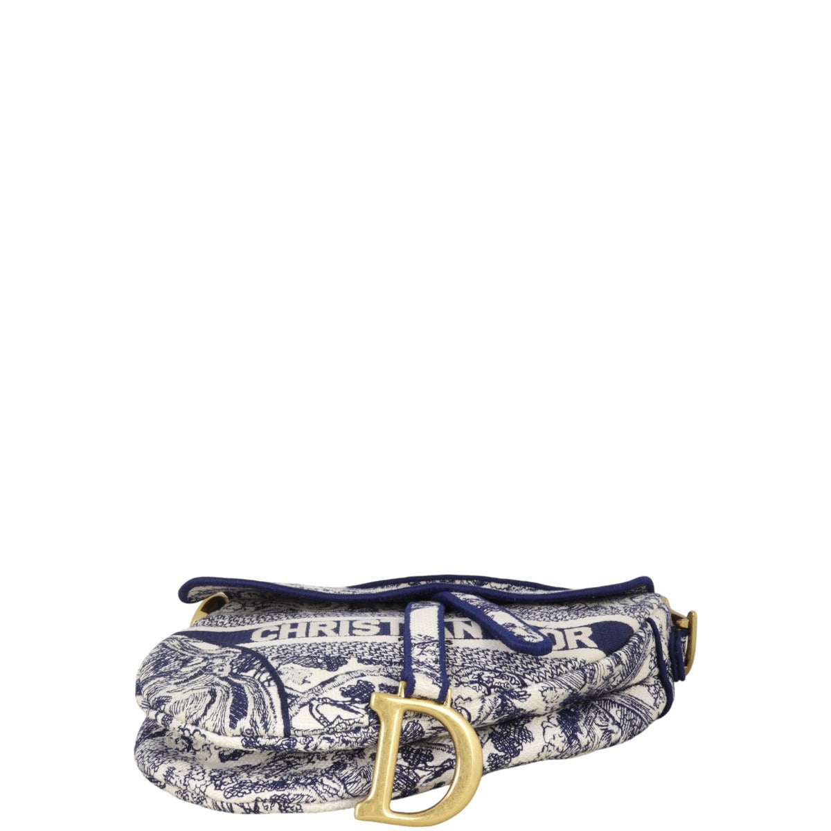 Dior Saddle Bag Toile de Jouy Reverse