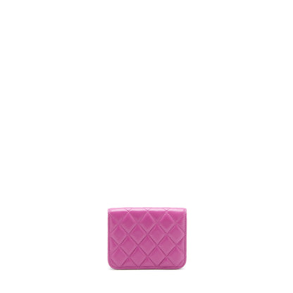 Chanel Pearl Crush mini Belt Bag Lambskin Purple GHW