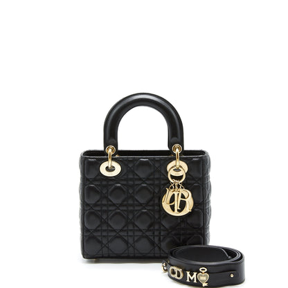 Dior Small Lady Dior Lambskin Black