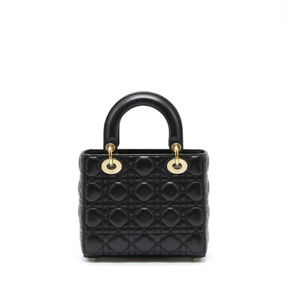 Dior Small Lady Dior Lambskin Black