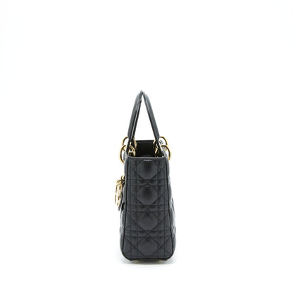 Dior Small Lady Dior Lambskin Black