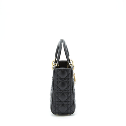 Dior Small Lady Dior Lambskin Black