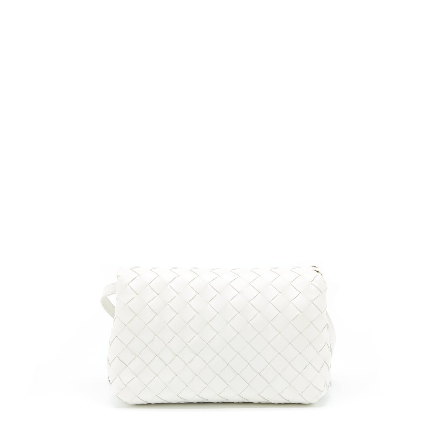 Bottega Veneta Crossbody Purse Intrecciato White