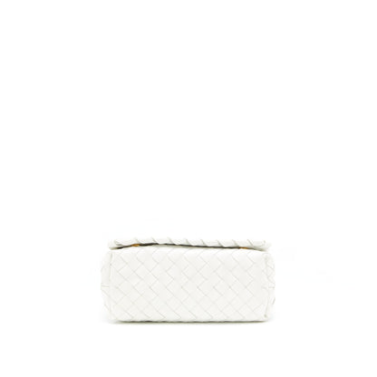 Bottega Veneta Crossbody Purse Intrecciato White