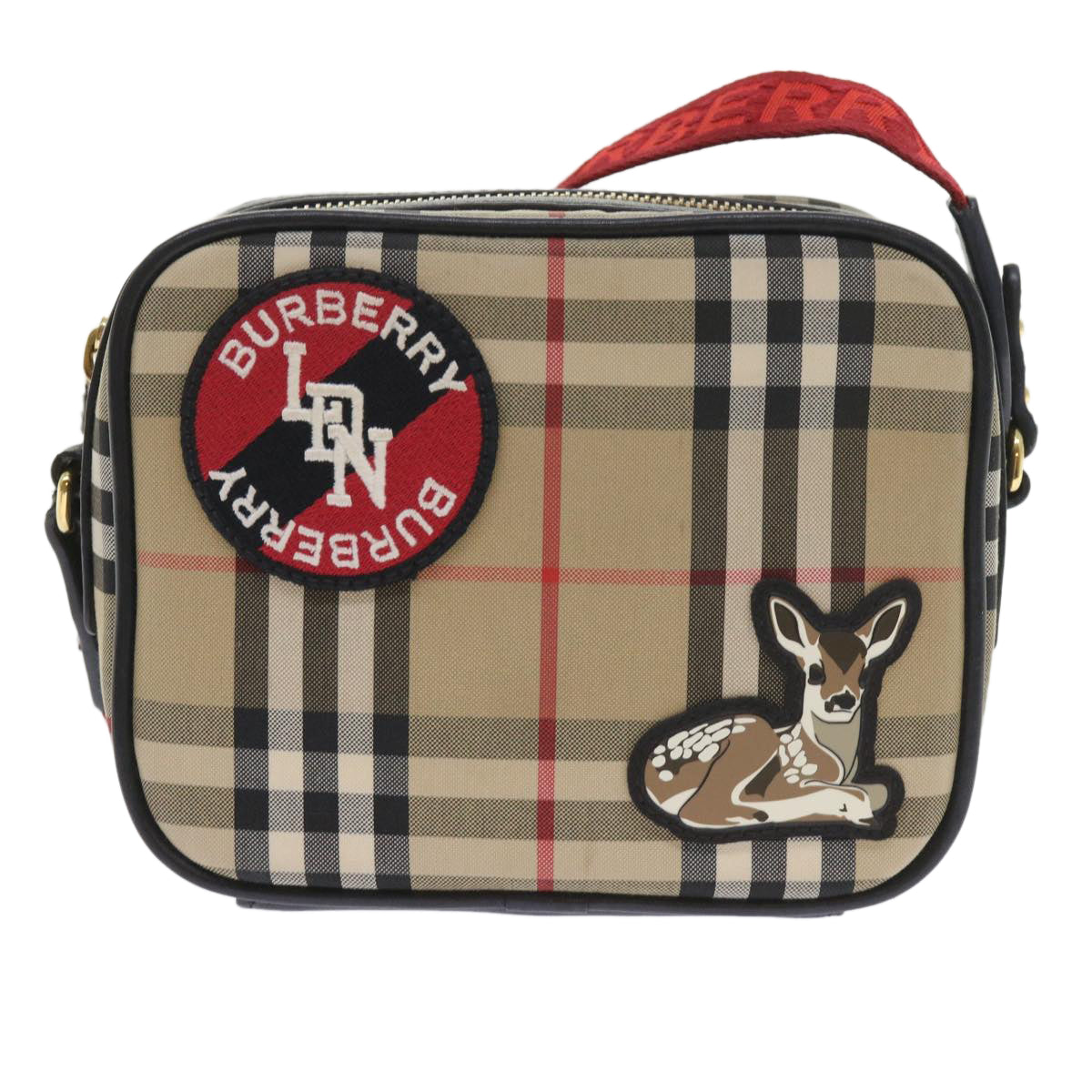 Luxury Burberry Nova Check Shoulder Bag