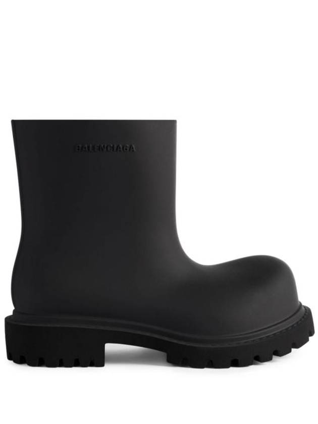 Luxury Balenciaga Trending 2025 Steroid Rain Boots Black