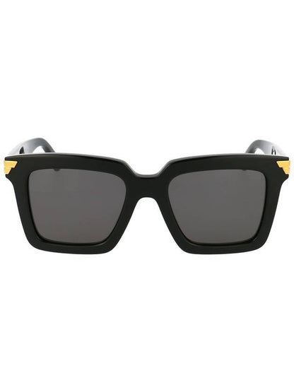Luxury Bottega Veneta Square Sunglasses Black
