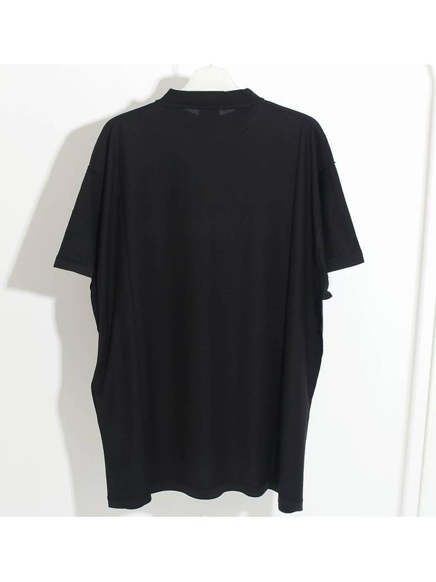 Luxury Balenciaga Trending 2025 Logo Print Short Sleeve T-Shirt Black