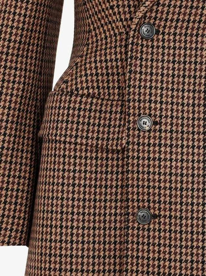 Luxury Balenciaga Trending 2025 Wool Double Coat Brown