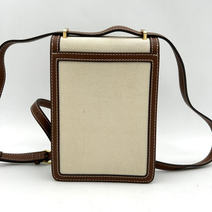 Luxury Burberry  TB Canvas Robin Crossbody Bag Brown bb8547cc