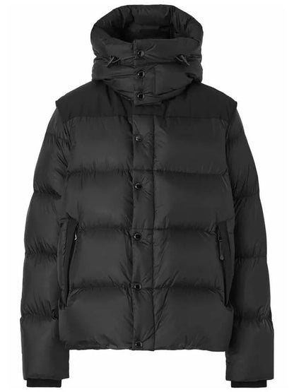 Luxury Burberry Detachable Down Padding Black