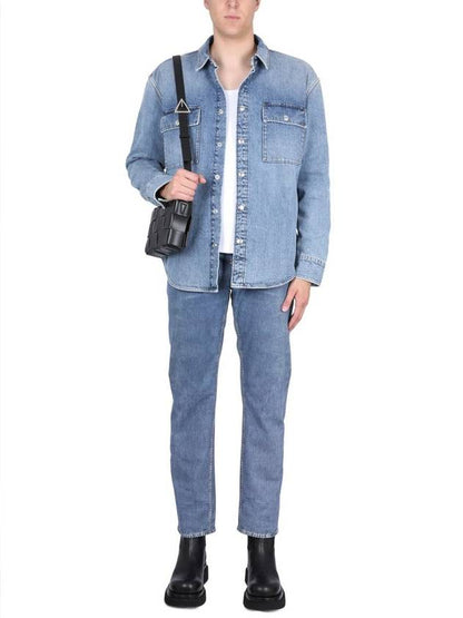 Luxury Bottega Veneta 23 fw Denim Shirt 754704V34A04715 B0040378158
