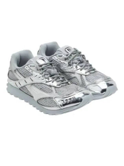 Luxury Bottega Veneta Orbit Low-Top Sneakers Silver