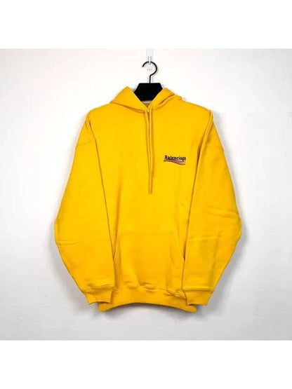 Luxury Balenciaga Trending 2025 Political Campaign Medium Fit Hoodie Yellow