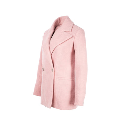 Chanel size 34 22K jacket wool light pink