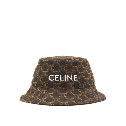 Celine Size 57 BucketHat Brown/Multicolour