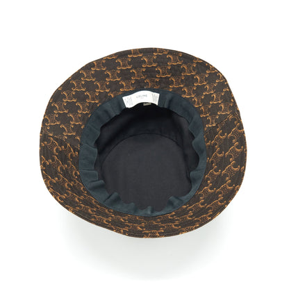 Celine Size 57 BucketHat Brown/Multicolour
