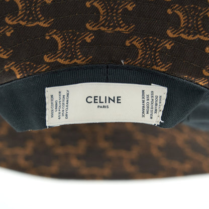 Celine Size 57 BucketHat Brown/Multicolour
