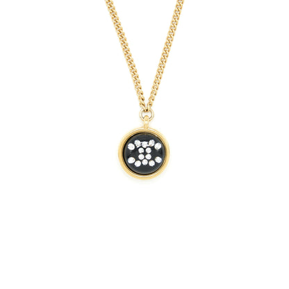 Chanel Charm Long Necklace Gold Tone