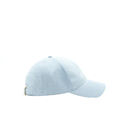 Celine Size L Baseball Cap Denim Light Blue