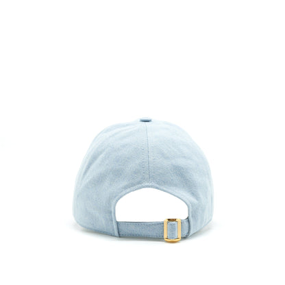 Celine Size L Baseball Cap Denim Light Blue