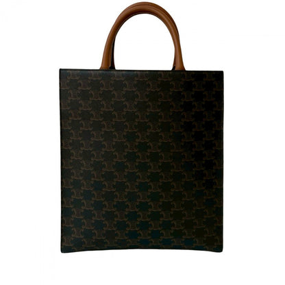 CELINE Shoulder Bag leather Brown Bar Tikal Hippo