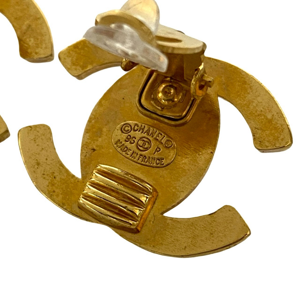 CHANEL Earring Gold Plated gold