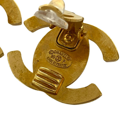 CHANEL Earring Gold Plated gold