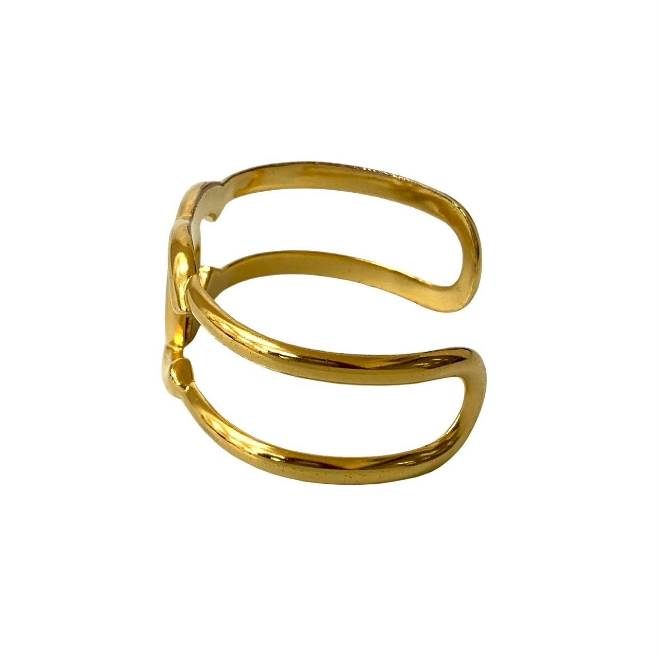 CHANEL Bangle Gold Plated gold