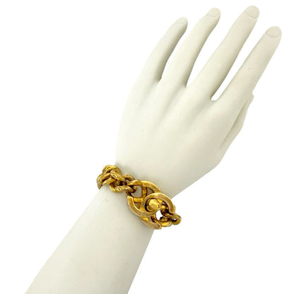 CHANEL bracelet Gold Plated gold