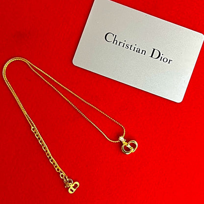 Dior Necklace Gold Plated gold