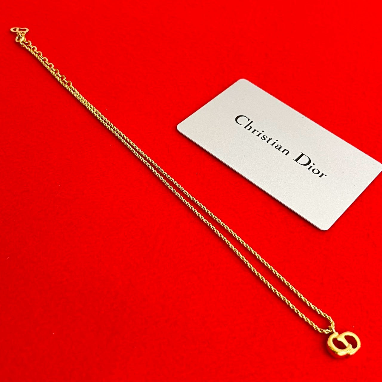 Dior Necklace Gold Plated gold
