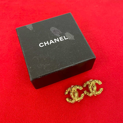 CHANEL Earring Gold Plated gold