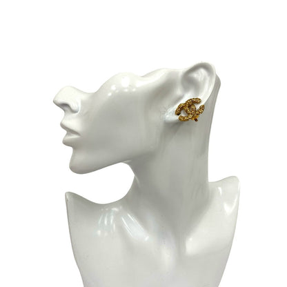 CHANEL Earring Gold Plated gold