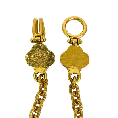 CHANEL Necklace Gold Plated gold