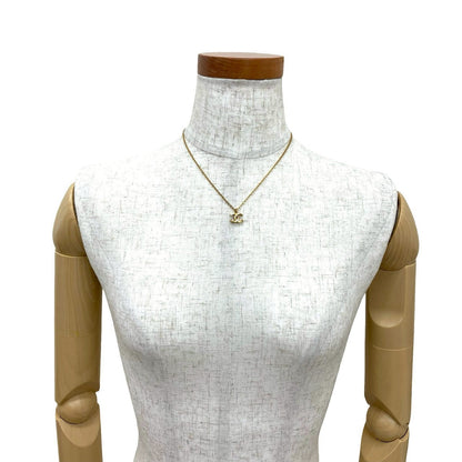 CHANEL Necklace Gold Plated gold