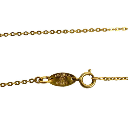 CHANEL Necklace Gold Plated gold