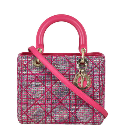Dior Lady Dior Medium Tweed