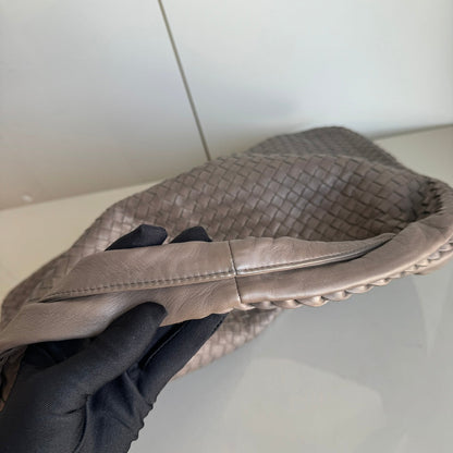 Bottega Veneta Hobo Bag Large Grey leather 52cm