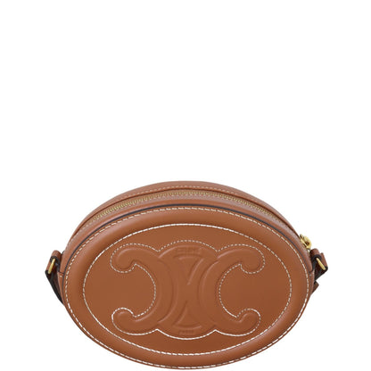 Celine Triomphe Cuir Oval Purse