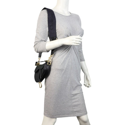 Dior Saddle Bag Mini with Embroidered Strap
