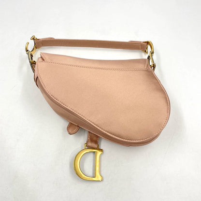Dior Saddle Mini Silk Pink with crystals